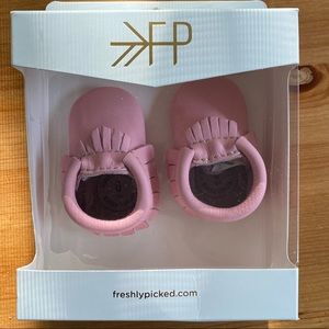 Freshly Picked Rose Pink Baby Moccasin New! Size O